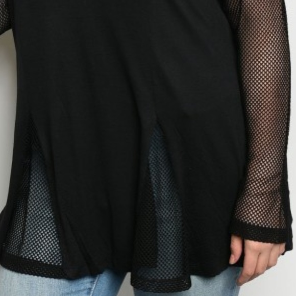 1 LEFT + Casual Mesh Top - Picture 5 of 5